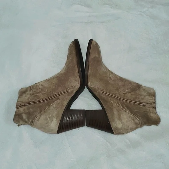Paul Green Nora Hydro Suede Ankle Booties Size 6 - Picture 9 of 14